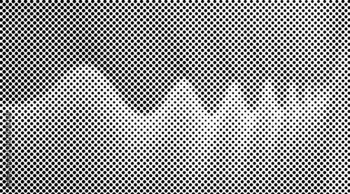 Halftone Pattern Black and White Circles Texture Gradient for Background Use. A simple, effective pattern for retro designs and modern digital artwork. 168 characters