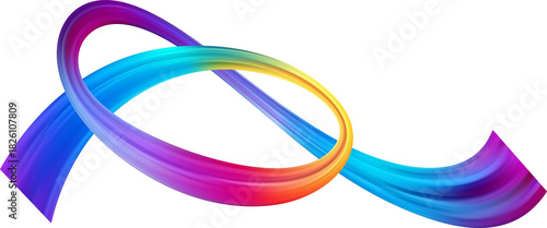 Rainbow Color Ribbon