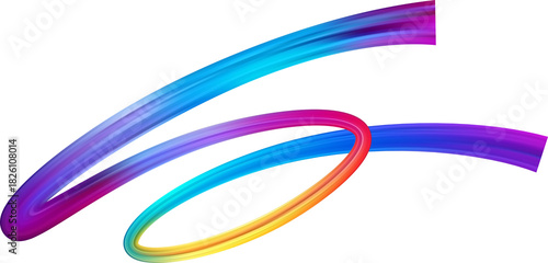 Rainbow Color Ribbon