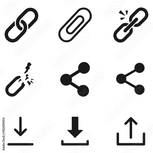 Digital Connectivity Icons