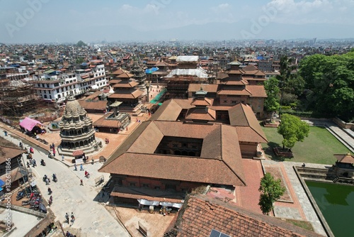Konstfotografi Patan Durbar Square in Nepal is a historic hub of palaces, temples, and courtyards, showcasing exquisite Newar architecture, cultural heritage, and centuries of artistry