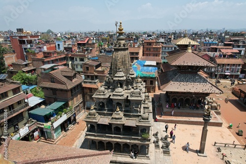 Canvas-taulu Patan Durbar Square in Nepal is a historic hub of palaces, temples, and courtyards, showcasing exquisite Newar architecture, cultural heritage, and centuries of artistry