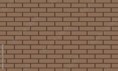 Web  Brick wall seamless of brick laying pattern flat art style. vector illustration. EPS 10