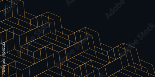 Line vector seamless pattern, modern stylish texture. Repeating geometric triangular grid. Backdrop graphic design.