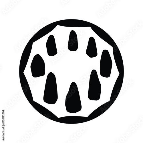 Neolithic Stones In Circle Icon