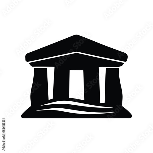 Neolithic Temple Abstract Icon