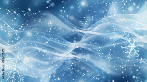 White and blue christmas background in trendy cloud color of the year 2026