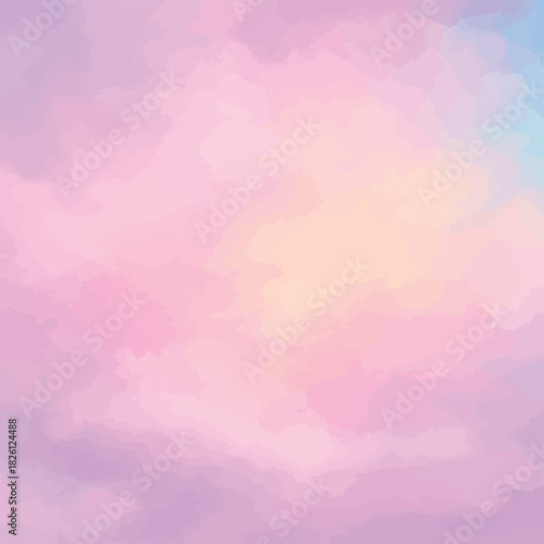  Ethereal Dreamy Pastel Atmosphere with Soft Cloudy Gradient and Gentle Light Glow – Abstract Calm Aesthetic Background