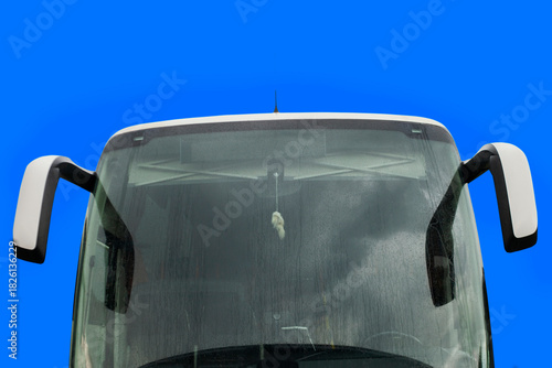 Bus in the bus park.