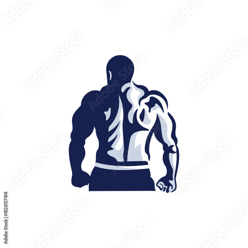 Atlethic sport man illustration design