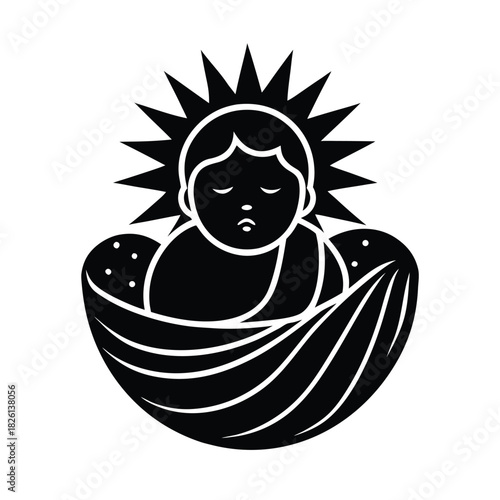 Newborn Messiah Religious Symbol