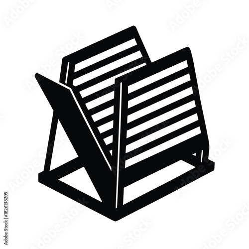 Newspaper Rack Vector Icon