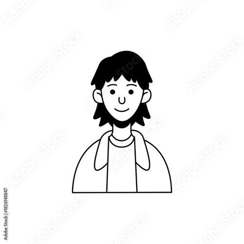 Photographer cartoon illustration