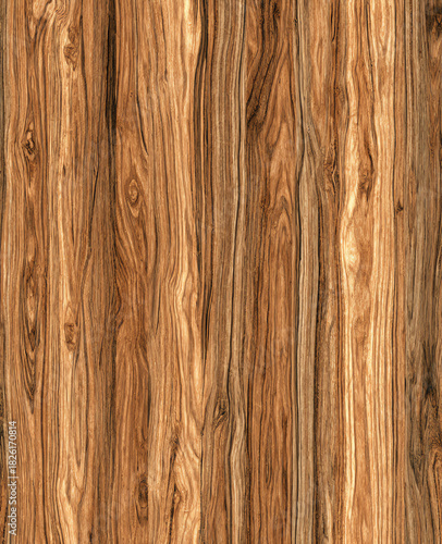 Detailed Close-up of Brown Wood Texture with Grain and Patterns
