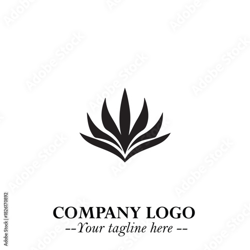 Elegant Black Crown Logo Symbol on a Clean White Background for Premium Branding Design