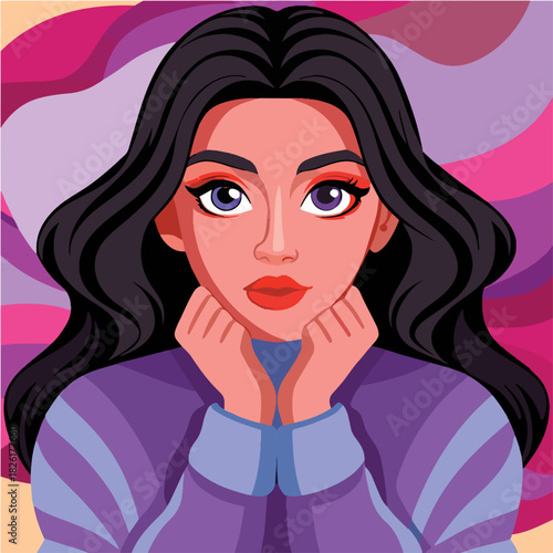 Colorful Dreamy Gradient Illustration Trending Phone Wallpaper