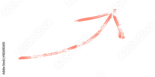Grunge scribble, hatching, scrawl line, red marker isolated on white