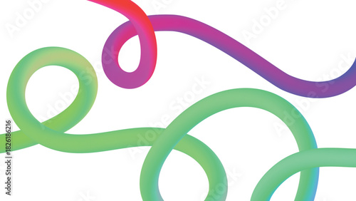 Vibrant abstract curves with a modern gradient design, perfect for adding a splash of color and energy to your next project or presentation background