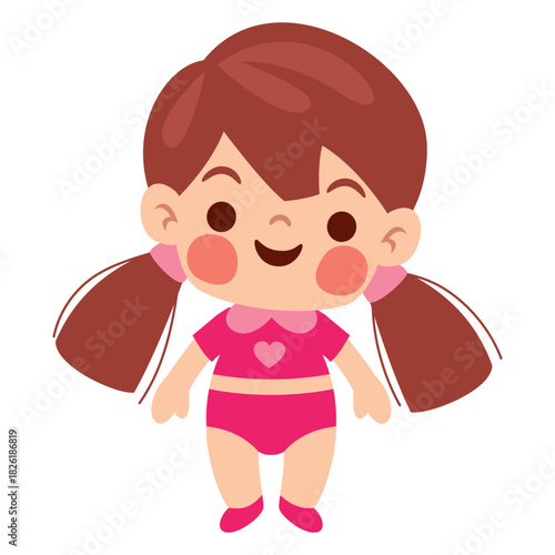 Cartoon Drawing Of A Doll
