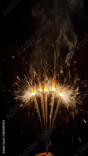 Sparkling Celebration - A Captivating Display of Light and Joy.