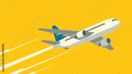 airplane on the runway