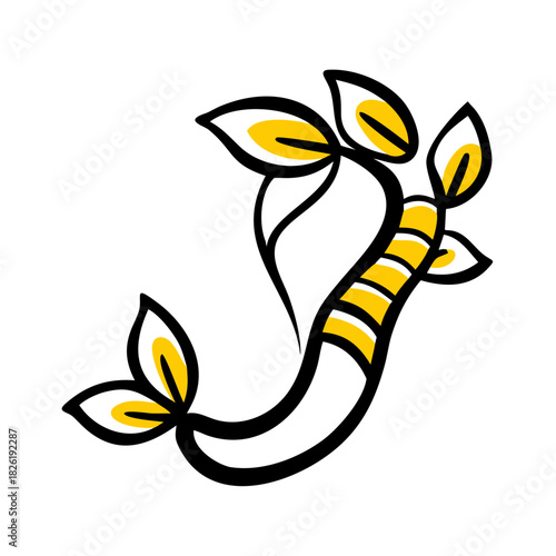 a flat gradient outline icon of a coloring book for web and graphic design