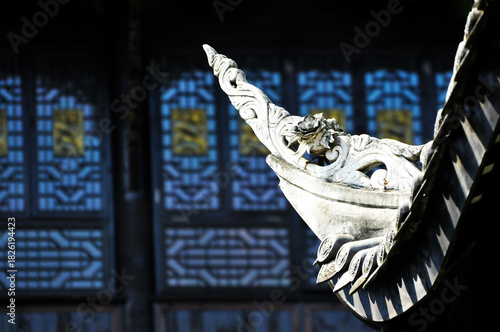 traditional roof in China