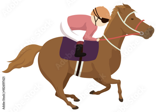 ジョッキーとサラブレッド