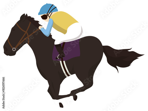 ジョッキーとサラブレッド