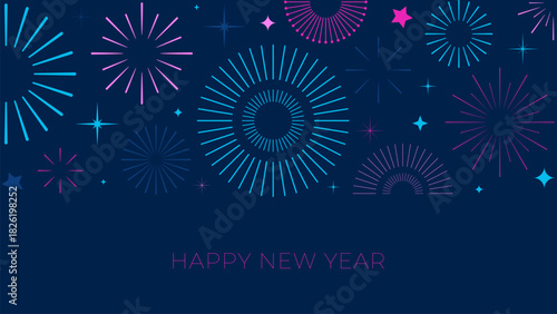 background with fireworks