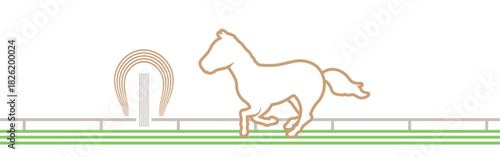 午年　馬をモチーフにした水引き