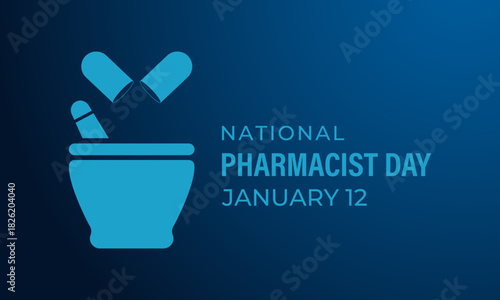 National Pharmacist Day celebrates the dedication of pharmacists who ensure safe medication, precise guidance, and trusted healthcare support for communities. Banner poster, flyer and background.