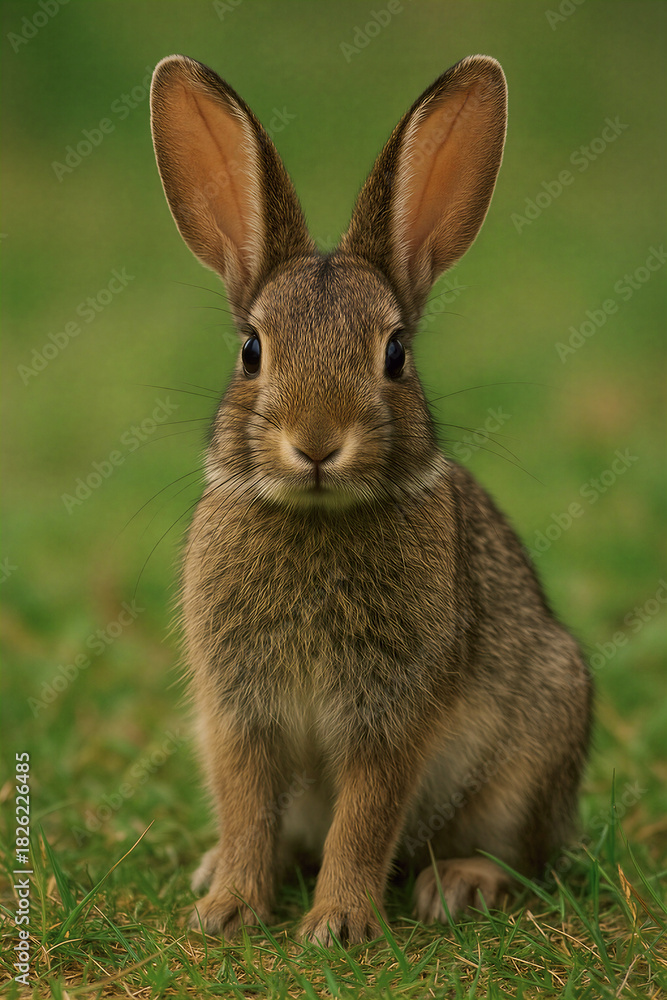 Fototapeta premium rabbit in the grass
