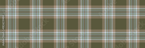 Man textile plaid texture, robe fabric check background. Vivid vector pattern tartan seamless in pastel and yellow colors.