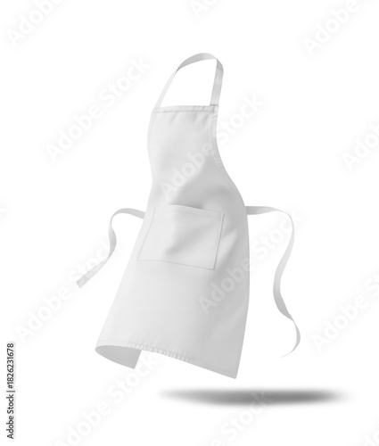 White Kitchen Apron Hanging on Wall