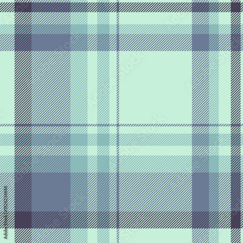 Periodic textile background texture, silky tartan pattern seamless. Scenery vector plaid fabric check in light and pastel colors.