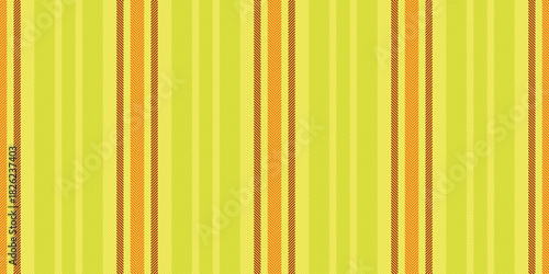 Interior vertical vector seamless, classic lines background pattern. Marriage fabric texture stripe textile in lime and yellow colors.
