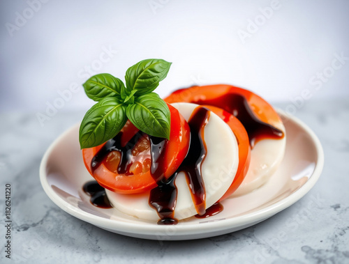 Caprese Salad with Balsamic Glaze and Basil (88) photo
