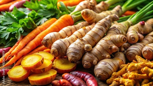 Fresh organic vegetables for a healthy delicious meal