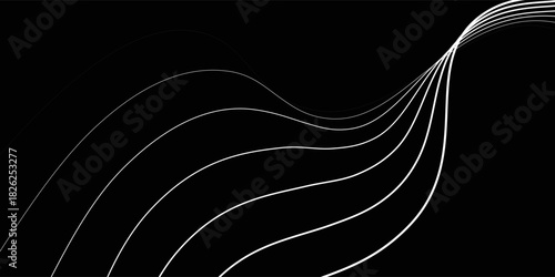 abstract elevation wavy topography strip line for concept about minimal mountain modern pattern