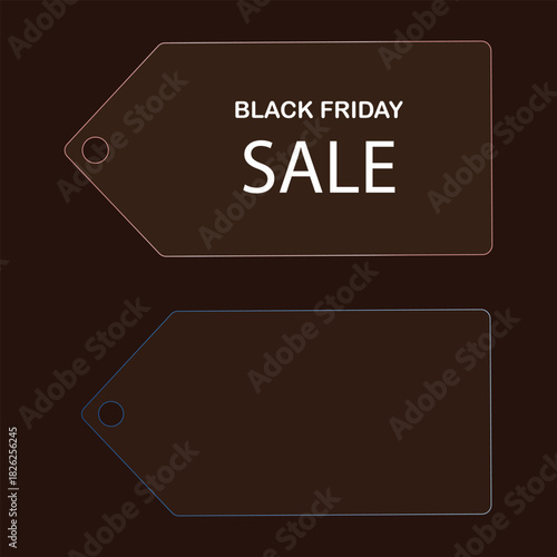 Elegant 3D Glass Sale Icons — Purple-Blue Tags & Premium Gold Shopping Labels