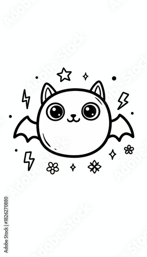 A cartoon hourglass character with antlers and a smiling face, surrounded by lightning bolts and spilling sand.