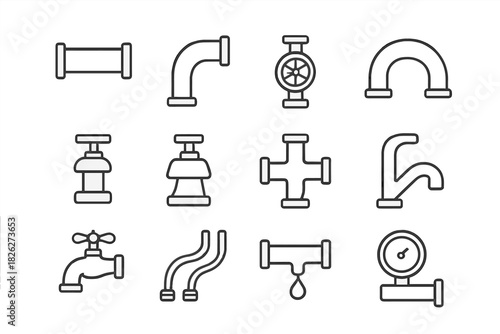 Plumbing and Water Infrastructure System Symbols