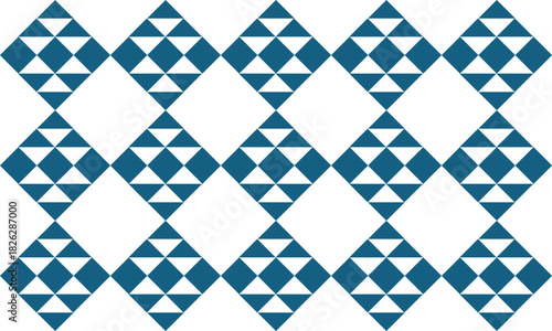 green gray blue background seamless geometric, blue pattern up arrow triangles diamond block repeat arrow in blue replete image design for fabric printing patter