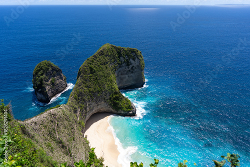 Aerial view of nusa penida, penida island, bali. High quality photo