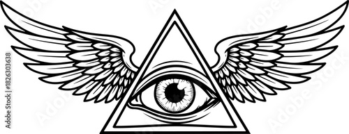 Mystic Hand Sigil Tattoo design