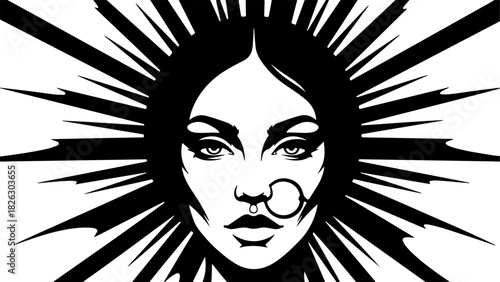 Mystic Hand Sigil Tattoo design