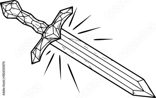 Mystic Hand Sigil Tattoo design