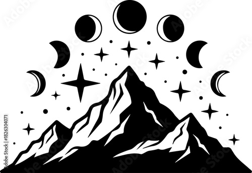 Mystic Hand Sigil Vector tattoo