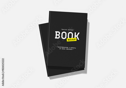 Top View Books Mockup